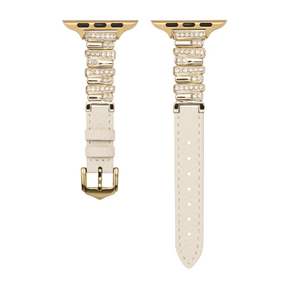 Soleria™ Crystal Link Leather Band
