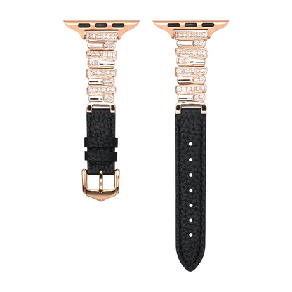 Soleria™ Crystal Link Leather Band