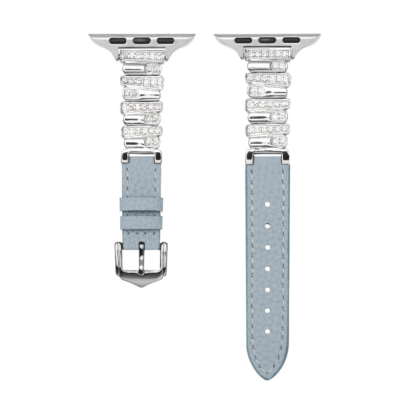 Soleria™ Crystal Link Leather Band