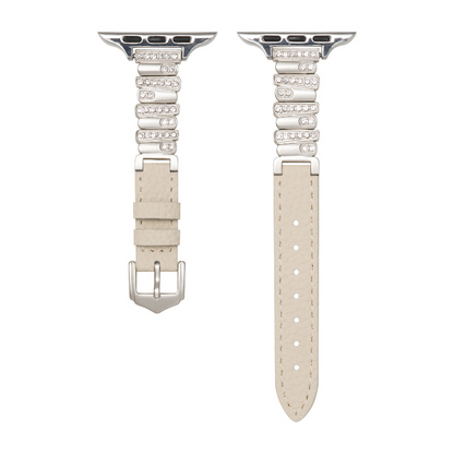 Soleria™ Crystal Link Leather Band