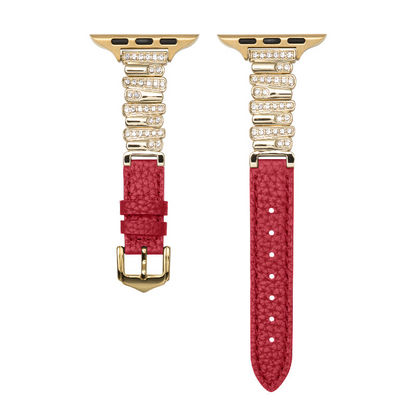 Soleria™ Crystal Link Leather Band