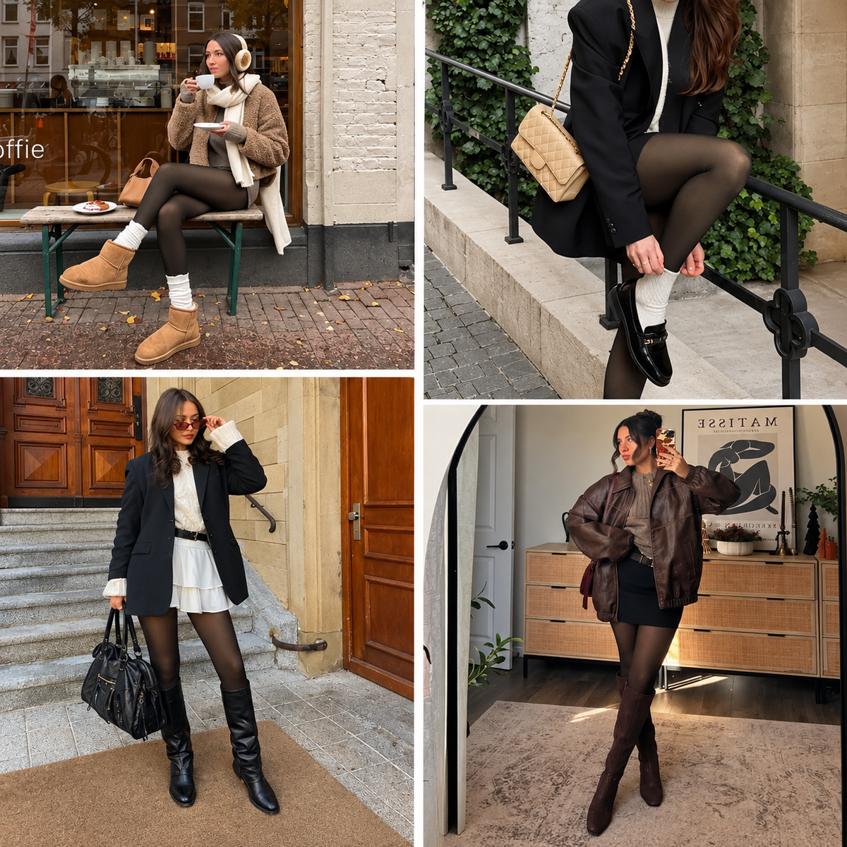 Seloria™ SheerWarm Tights - Fleece-Lined Sculpting Tights