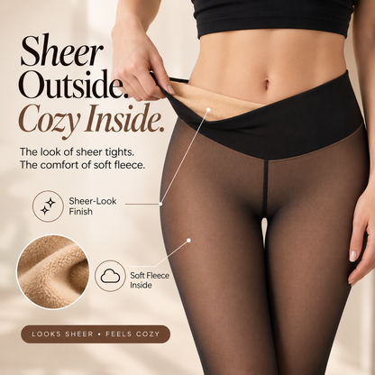 Seloria™ SheerWarm Tights - Fleece-Lined Sculpting Tights