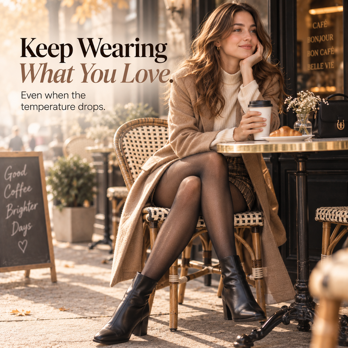 Seloria™ SheerWarm Tights - Fleece-Lined Sculpting Tights