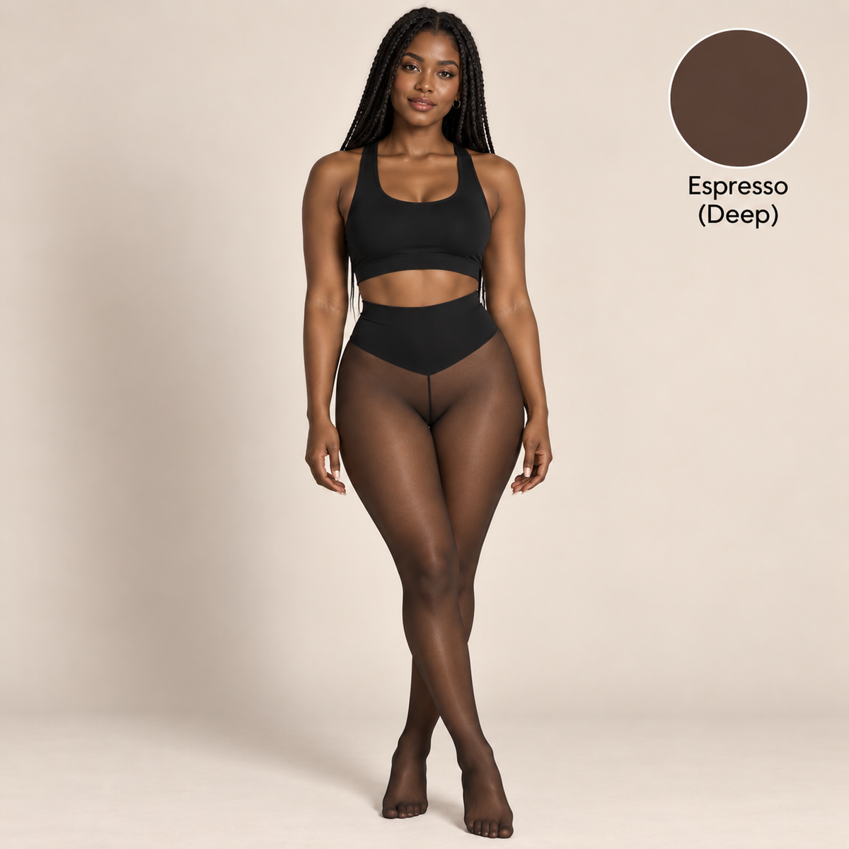Seloria™ SheerWarm Tights - Fleece-Lined Sculpting Tights