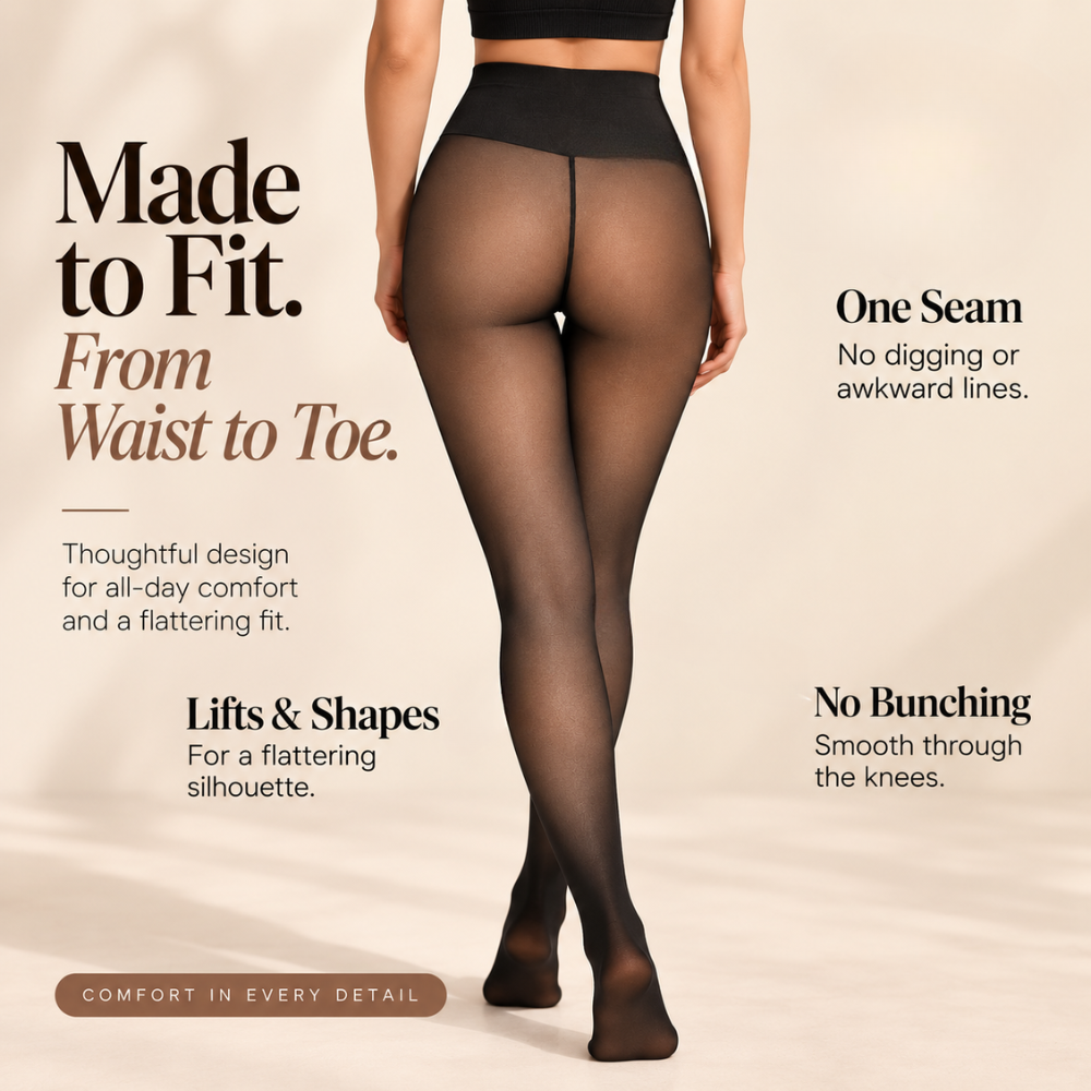 Seloria™ SheerWarm Tights - Fleece-Lined Sculpting Tights