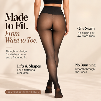 Seloria™ SheerWarm Tights - Fleece-Lined Sculpting Tights