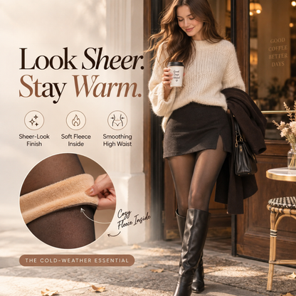 Seloria™ SheerWarm Tights - Fleece-Lined Sculpting Tights